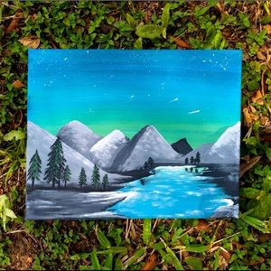 Mountain View’s Acrylic Canvas Painting